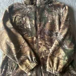 Men’s full zip camo jacket